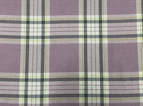 Mauve plaid check material - mauve,