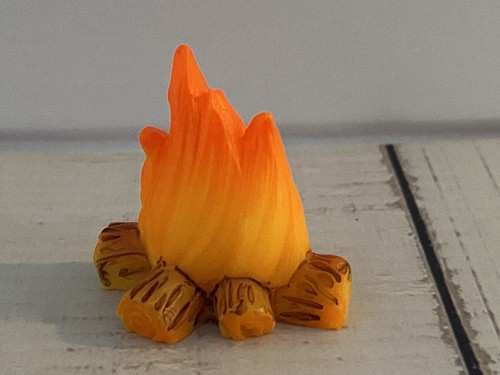 Barbie camper campfire - camper,