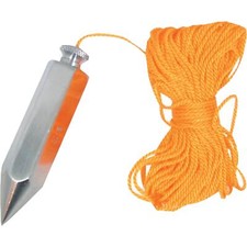 Plumb Bob & Line 18m Line Set 225g / 8oz For Measuring Construction Bricklaying