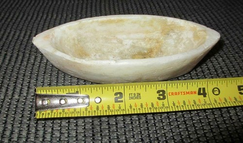 Canoe stone carved - carved, boat