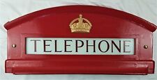 CAST OF THE TOP FRONT OF K6 RED TELEPHONE BOX , BOOTH, KIOSK, CROWN, FULL SIZE