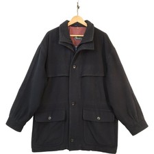 HARRODS Vintage Black Wool