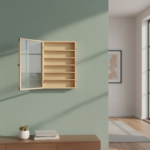 Tiers display case wooden - 6,