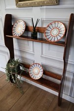 Vintage Mahogany Plate Rack