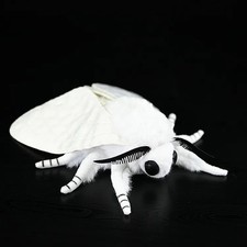 White Moth Insect 10 inch Stuffed Animal Plush Toy Toddler Doll Kids Gifts