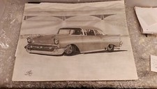 1957 chevy belair drag car - belair,