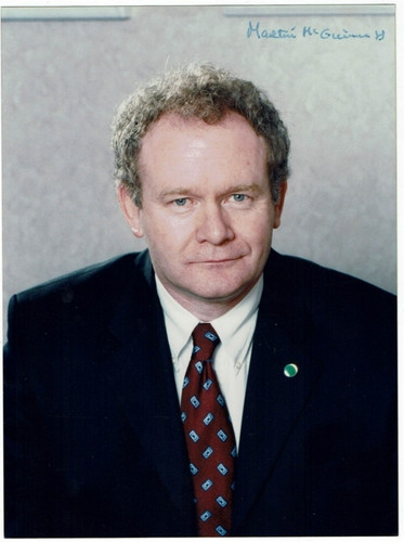 Martin mcguinness hand signed - martin,