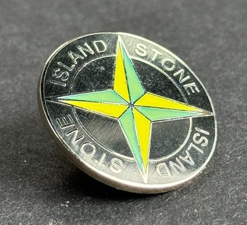 Stone island pin badge - pin, black
