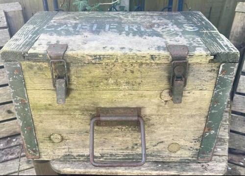 Vintage military wooden - ex-military,