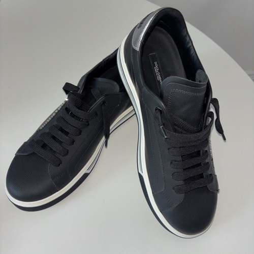 Dolce gabbana black leather - black,