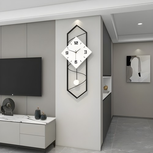 Large pendulum wall clock - large,