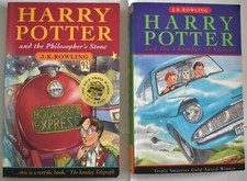 Harry Potter Philosopher's Stone Chamber Secrets 1997 Lot Bloomsbury Used Bundle