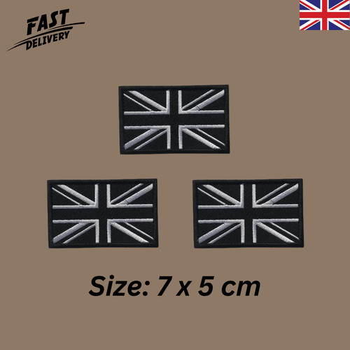 Black union jack flag - jack,
