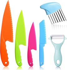 6Pcs Kids Plastic Knives Set