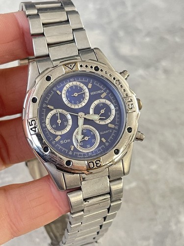 Sekonda mens 40mm chronograph - mens,