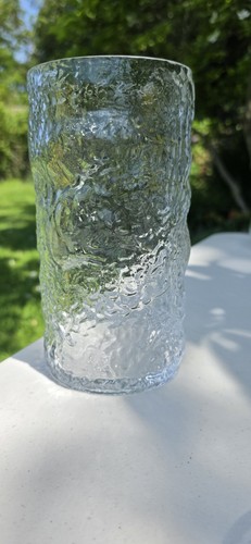 Vintage clear glass textured - vintage,