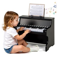 Wooden Kids Piano Keyboard w/