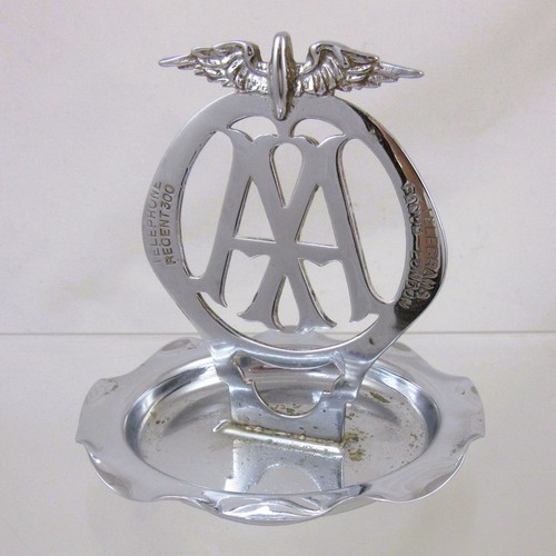 Badge metal ashtray - ashtray,