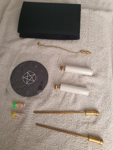 Brass dowsing rods pair - brass, |