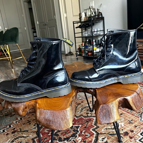 Martens black leather - dr.,