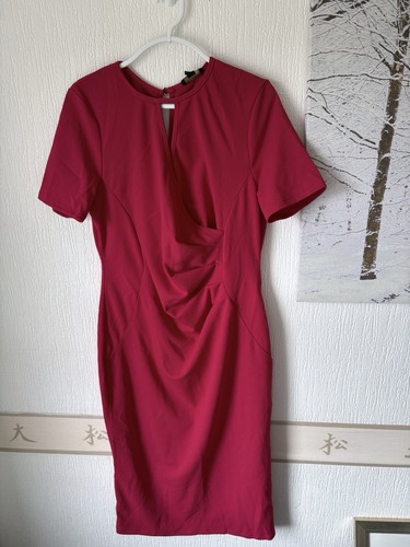 Lipsy red bodycon dress size - lipsy,