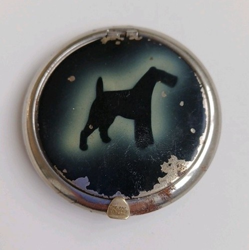 Vintage stratton black - black, enamel