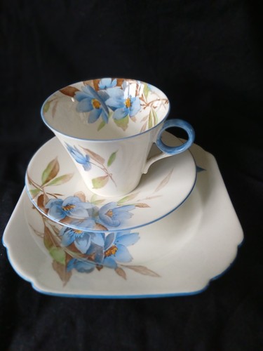 Shelley art deco cup saucer - art,