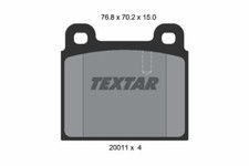 BRAKE PAD SET, DISC BRAKE FOR