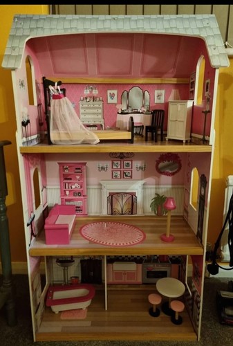 Large wooden dolls house - large,