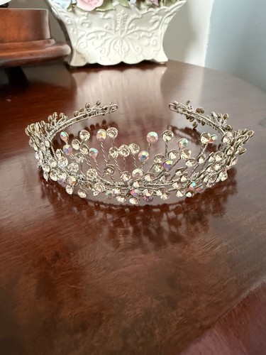 Handmade crystal bridal - crystal, tiara