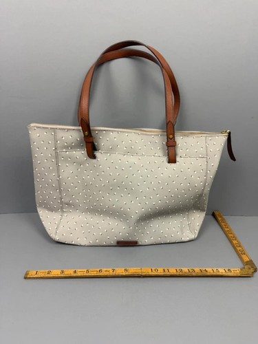 Fossil polka dot tote - tote, bag