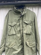 Alpha Industries 1976 US Army Issue Vietnam War M65 Coat Combat Jacket, M/R, L
