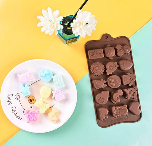Animal silicone chocolate - animal,
