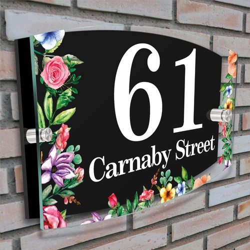 House number plaques - number,