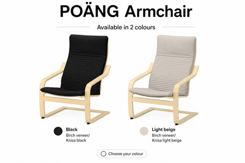 Ikea poang armchair birch - ikea,