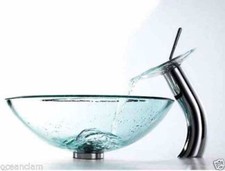 GLASS BASIN CLEAR TRANSPARENT
