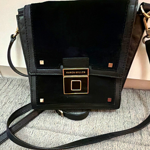 Karen millen black leather - karen,