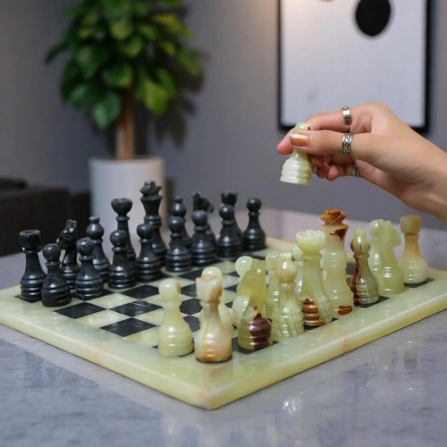 Marble chess set - chess,