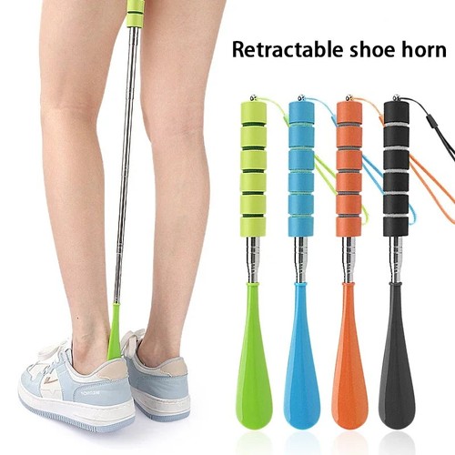Adjustable shoe horn - horn, with