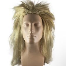 Blonde Spike Heavy Metal 80s Rocker Blonde Spiked Adult Costume Wig Rock Star