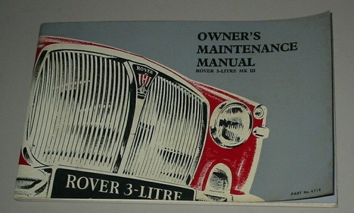 Onwer manual rover 3 - onwer´´s,
