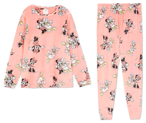 Ladies minky fleece pyjamas - minky,