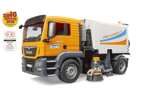 Bruder road sweeper truck man - road,