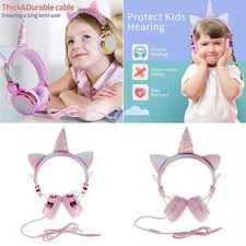 Unicorn Glitter Kids Headphone