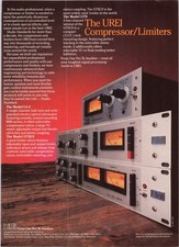 UREI Original 1980 Audio Compressor/Limiter Print Ad Vintage Audio Gear