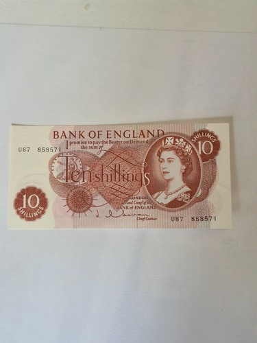 Ten shilling note bank of - shilling,