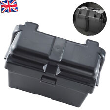 Large 110Ah Leisure Battery Box Enclosure Cover & Strap Motorhome Caravan Camper