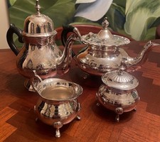 Vintage Ornate Silver Plated