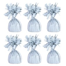 White Foil Balloon Weights -