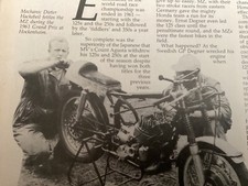 MZ 250 RACING MOTORCYCLE